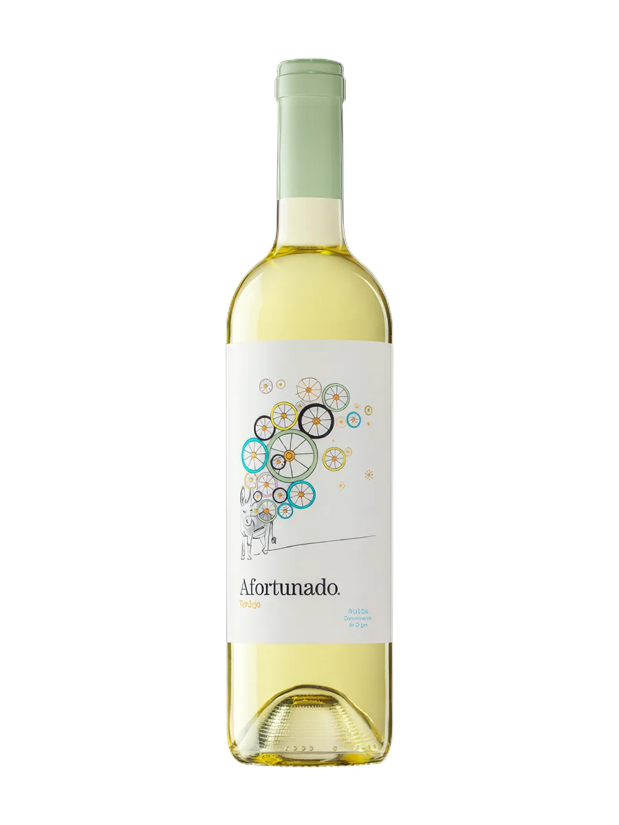 Botella de Afortunado Verdejo, Rueda