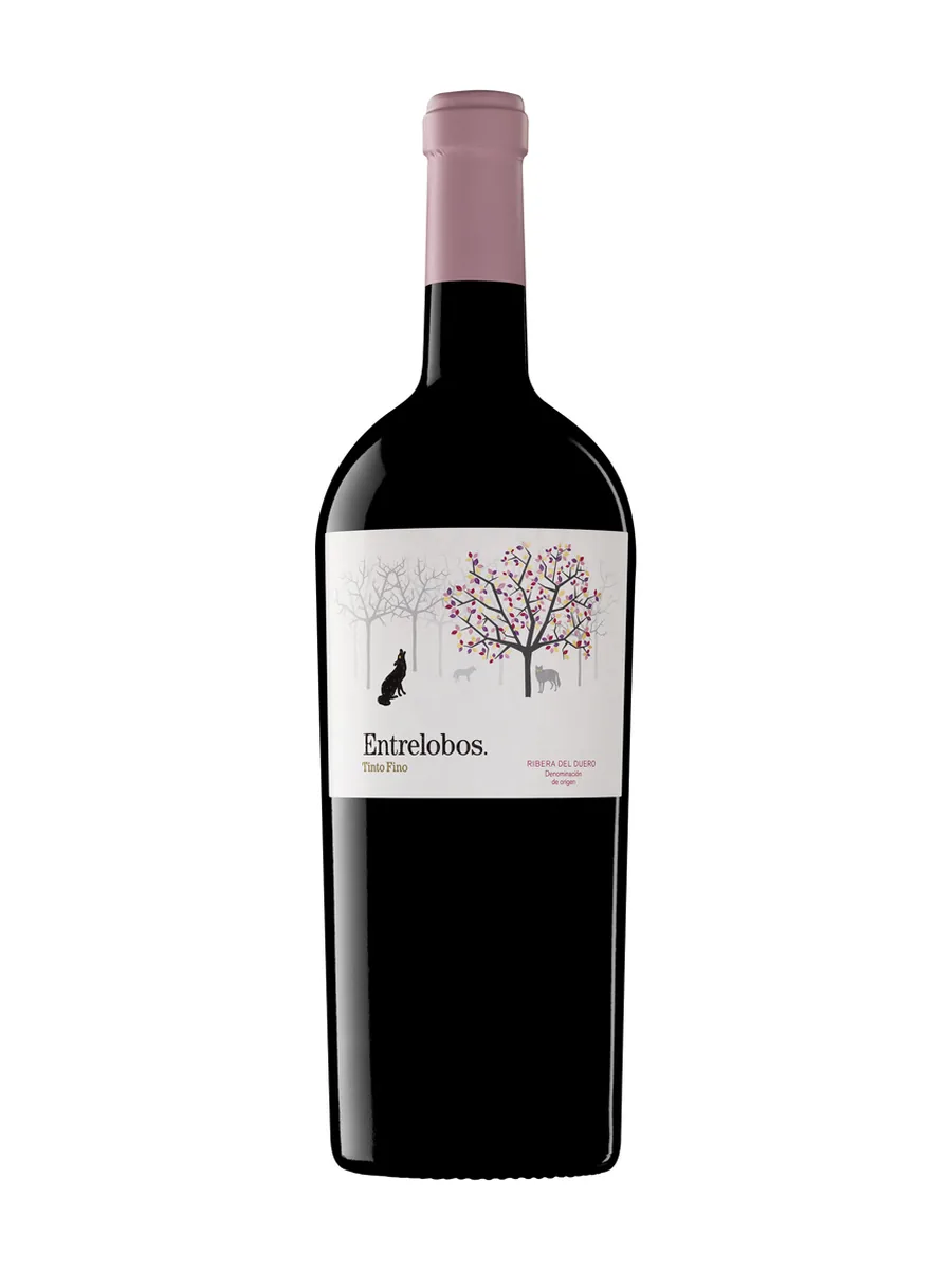 Botella de Entrelobos Tinto Fino, Ribera del Duero
