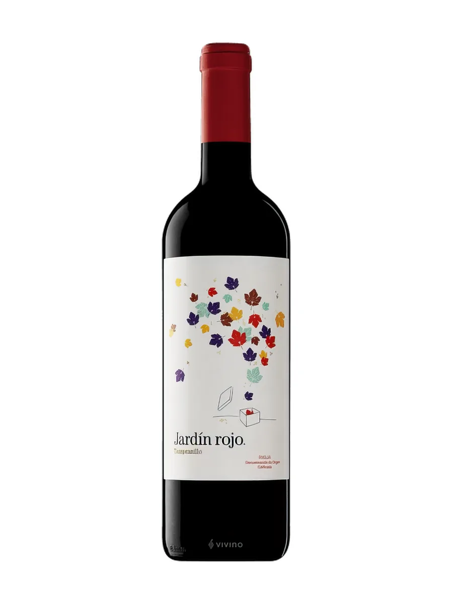 Botella de Jardín Rojo, Tempranillo, Rioja
